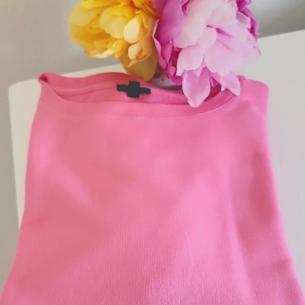 Talbots Size Large Pink Eyelet Sweatshirt - Picture 4 of 4